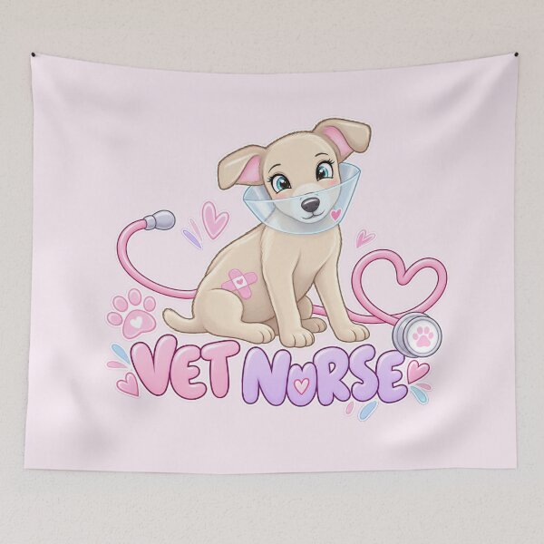 Item preview, Vet Nurse Cute Puppy designed and sold by Danielle Official.