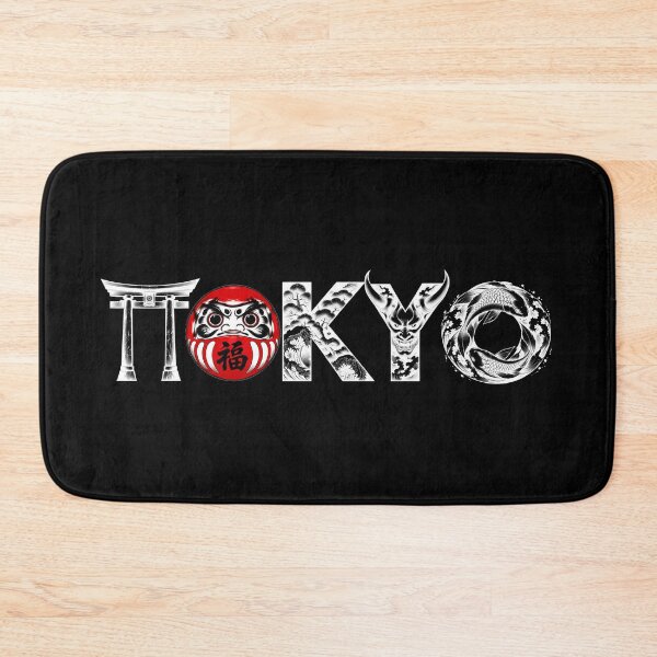 Item preview, Tokyo Japanese Art – Daruma, Torii & Koi | KASUMINK MONO designed and sold by KASUMINK.