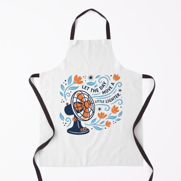 Item preview, Folk Art Vintage Desk Fan with Flowing Breeze and Florals Illustration designed and sold by SHOP-Corner.