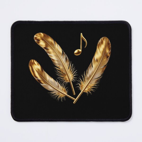 Item preview, Solenne Gold Feathers and Musical Note designed and sold by Solenne Music.