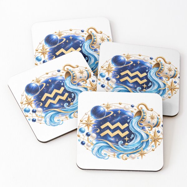 Item preview, Aquarius Zodiac Water Bearer Art designed and sold by tmoca.