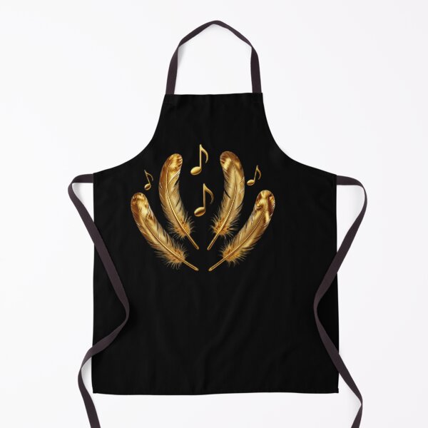 Item preview, Solenne Gold Feathers and Musical Notes designed and sold by Solenne Music.