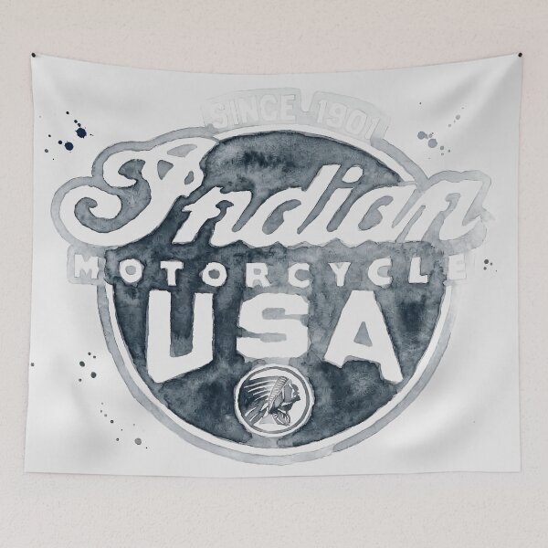 Item preview, Classic Indian Motorcycle Vintage Heritage Emblem designed and sold by EdGraphy.