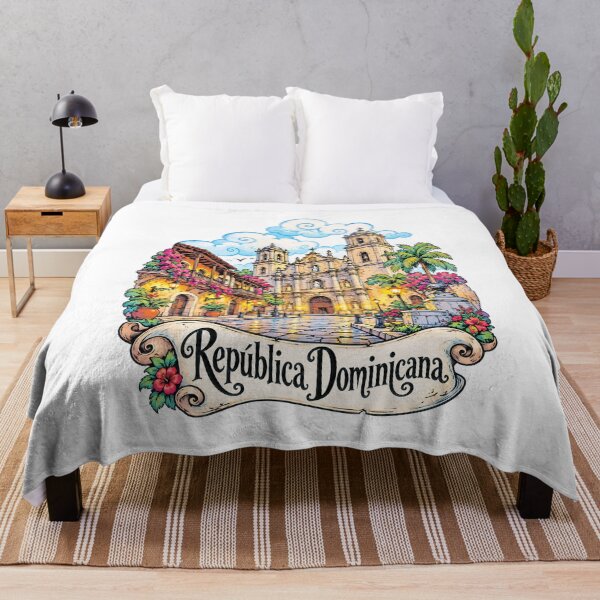 Item preview, Dominican Republic Colonial Cathedral Illustration designed and sold by EdwinkOne.