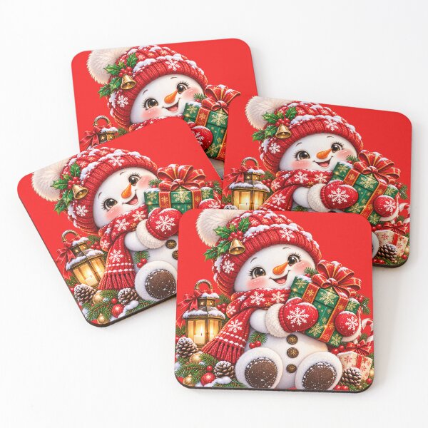 Item preview, Cute Christmas Snowman with Gift designed and sold by Lumvero.