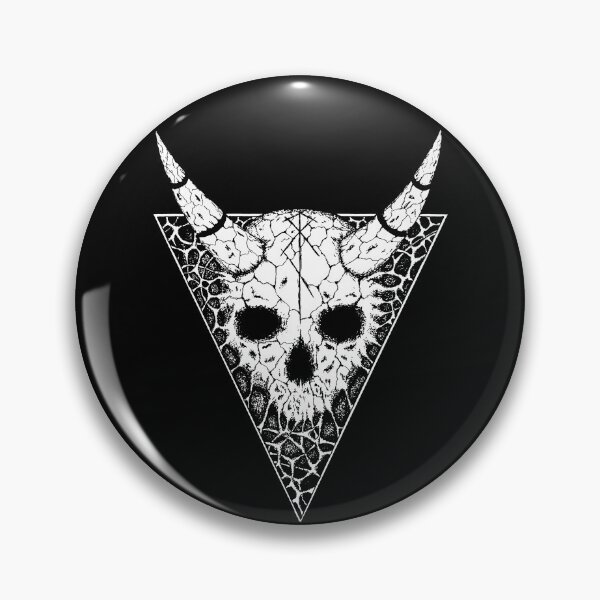 Item preview, mystical nordic horned skull geometric totem art designed and sold by surmind.