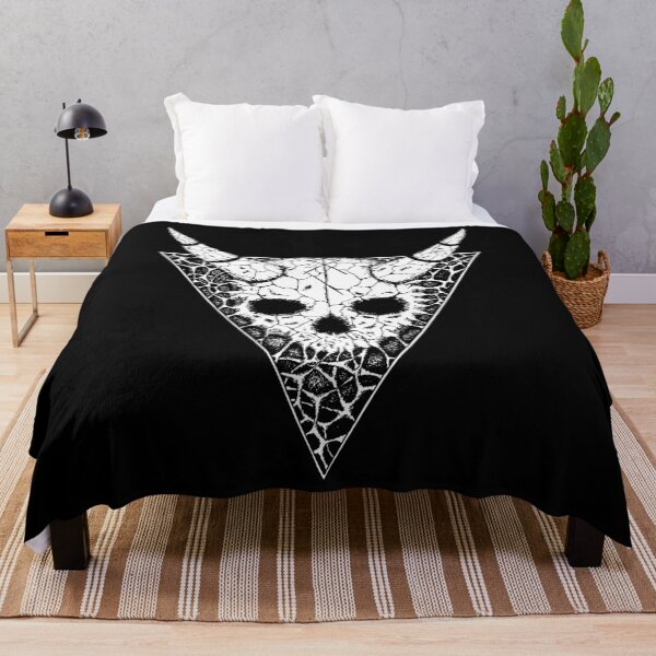 Item preview, mystical nordic horned skull geometric totem art designed and sold by surmind.