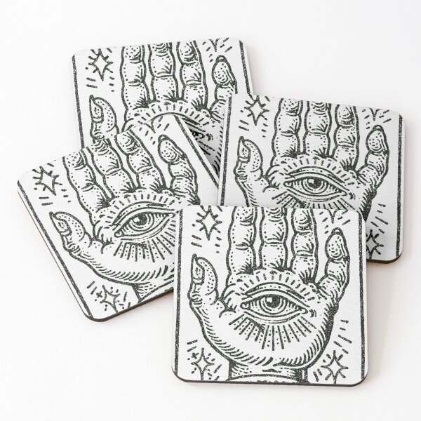 Item preview, All seeing eye palm designed and sold by MendaciousMina.