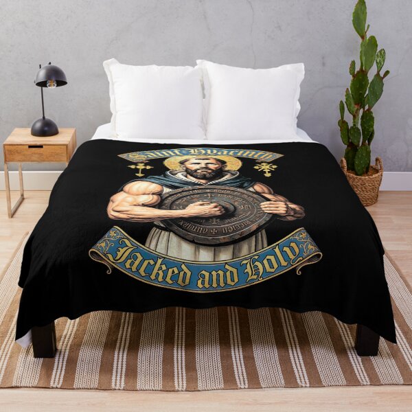 Item preview, Patron Saint Hyacinth Weightlifter Bodybuilder Strength designed and sold by GrandeDuc.