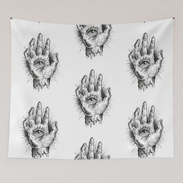 Item preview, All seeing eye palm designed and sold by MendaciousMina.