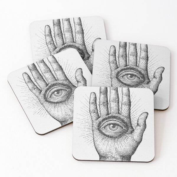 Item preview, All seeing eye palm designed and sold by MendaciousMina.