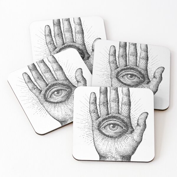 Item preview, All seeing eye palm designed and sold by MendaciousMina.
