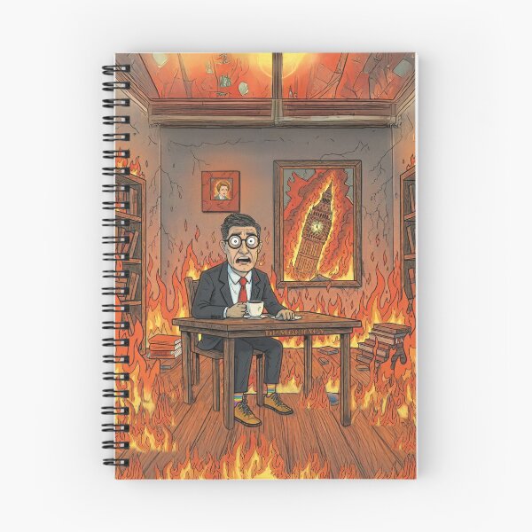 Item preview, This Is Fine - PM Andy Burnham Edition designed and sold by DoomLoopDesigns.