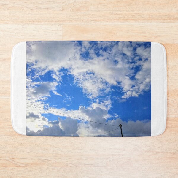 Item preview, Vibrant Blue Sky Fluffy Cumulus Clouds designed and sold by Luxxe87.