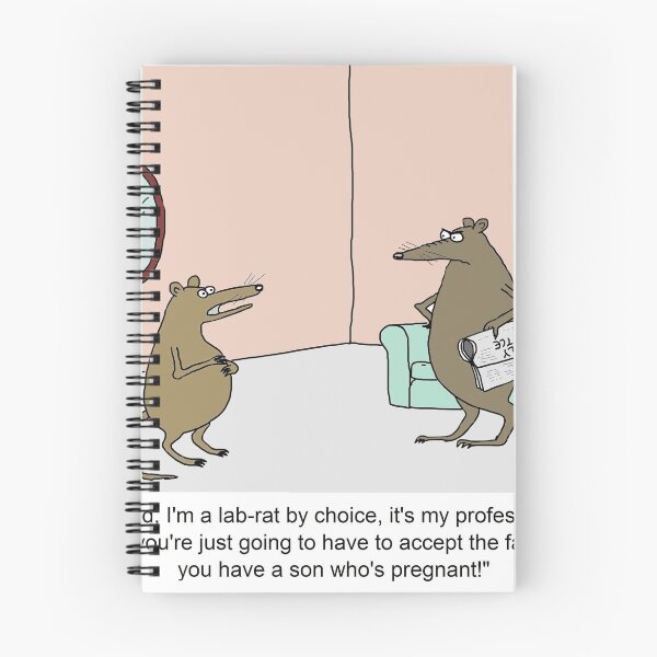 Item preview, Lab rat defending his choice to his Dad designed and sold by Sneerze.
