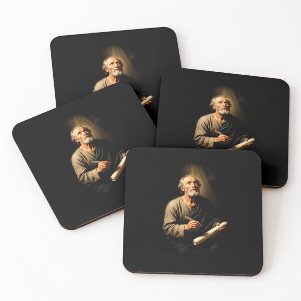Item preview, Saint Joseph with Scroll and Golden Halo designed and sold by Krasnovaovaova.