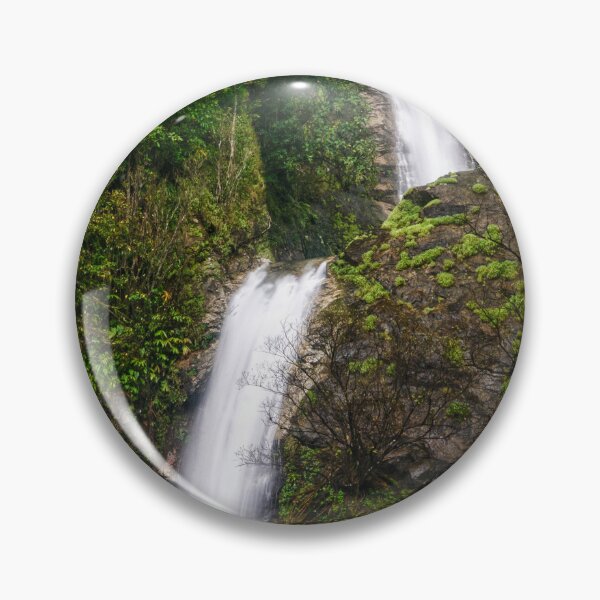Item preview, The Long Way Down — Two-Tier Waterfall in Full, Vertical Thailand designed and sold by Jomsunshine.