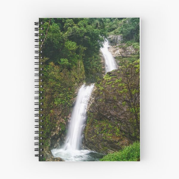 Item preview, The Long Way Down — Two-Tier Waterfall in Full, Vertical Thailand designed and sold by Jomsunshine.