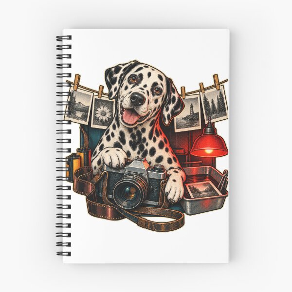 Item preview, Dalmatian Darkroom Hobbyist designed and sold by PlanetPiperArt.