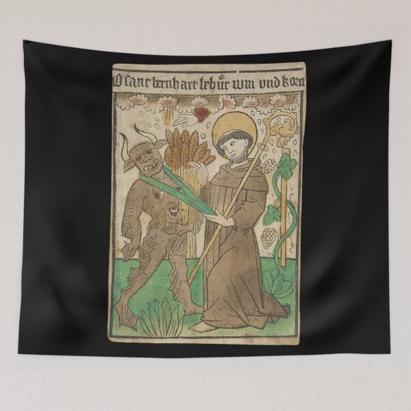 Item preview, Saint Bernard Vanquishing the Devil designed and sold by AnimaliaStar.