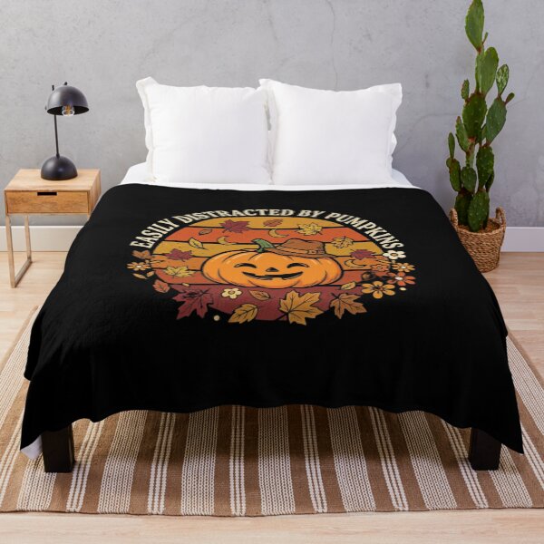 Item preview, Funny Pumpkin Lover Easily Distracted By Pumpkins Autumn Halloween Gift designed and sold by Im-Ara.