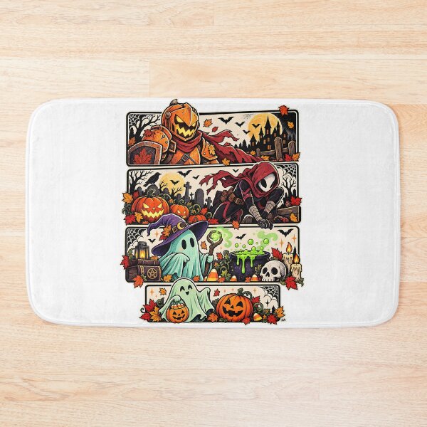 Item preview, Halloween Adventure Panels Pumpkin Knight Ghost Wizard designed and sold by DesignArtist.ia.