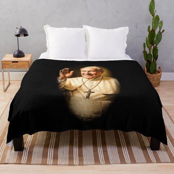 Item preview, Smiling Catholic Pope with Raised Hand designed and sold by Krasnovaovaova.