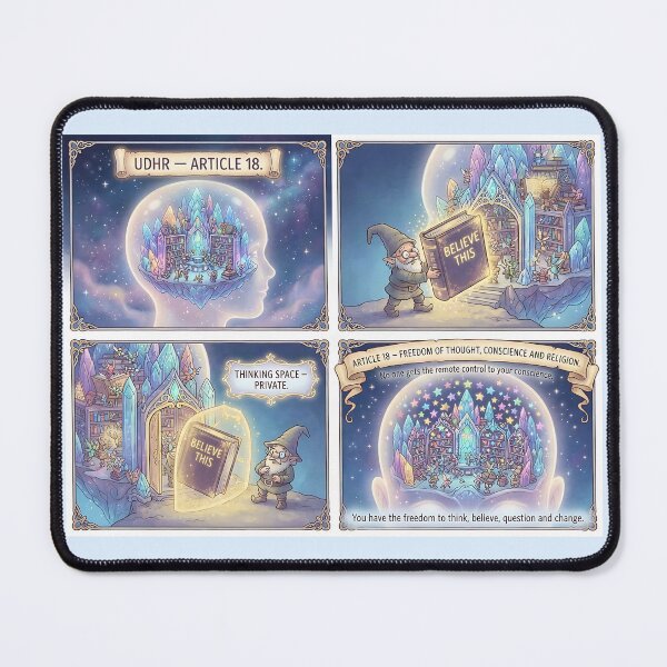 Item preview, A space for reflection on inner freedom and faith designed and sold by Mianku | Für das Leben.