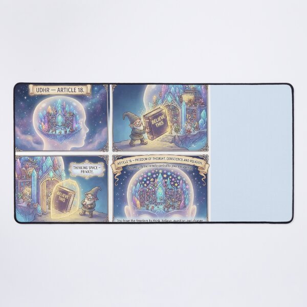 Item preview, A space for reflection on inner freedom and faith designed and sold by Mianku | Für das Leben.