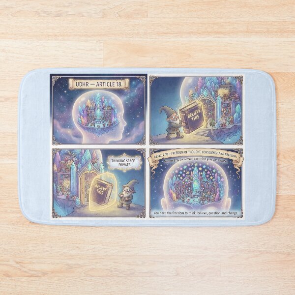 Item preview, A space for reflection on inner freedom and faith designed and sold by Mianku | Für das Leben.