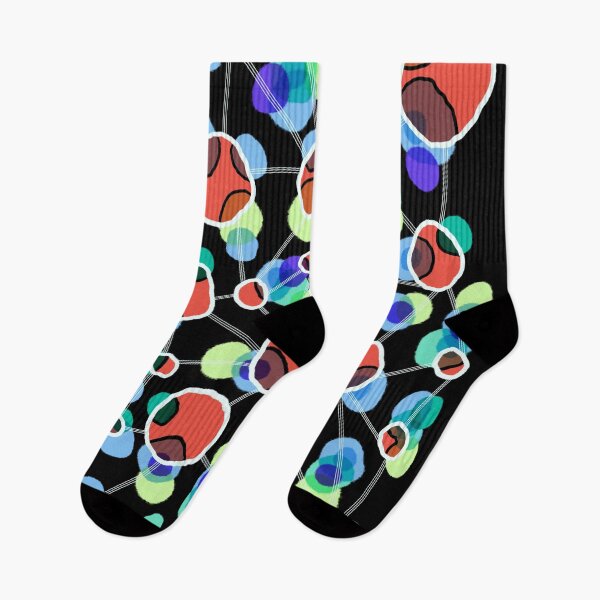 Item preview, Colorful Abstract Geometric Network Pattern Art designed and sold by SaraPixels.
