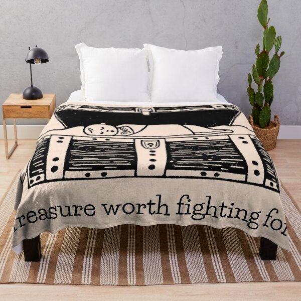 Item preview, Treasure Worth Fighting For designed and sold by DaylilyHome.