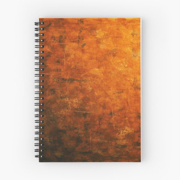 Item preview, Orange Rust Distressed Grunge Texture designed and sold by Mindful Wall Art Studio.
