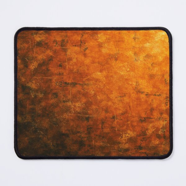 Item preview, Orange Rust Distressed Grunge Texture designed and sold by Mindful Wall Art Studio.