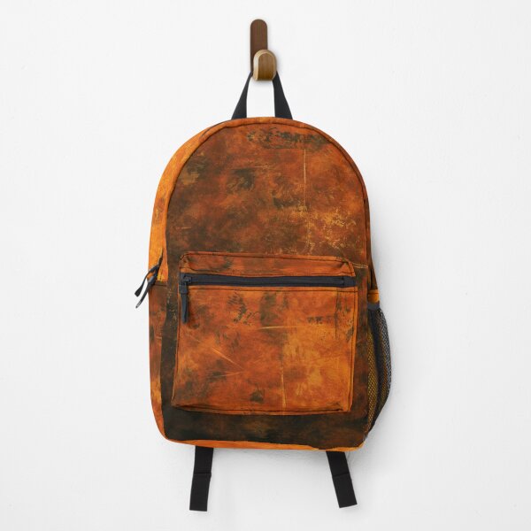 Item preview, Orange Rust Distressed Grunge Texture designed and sold by Mindful Wall Art Studio.