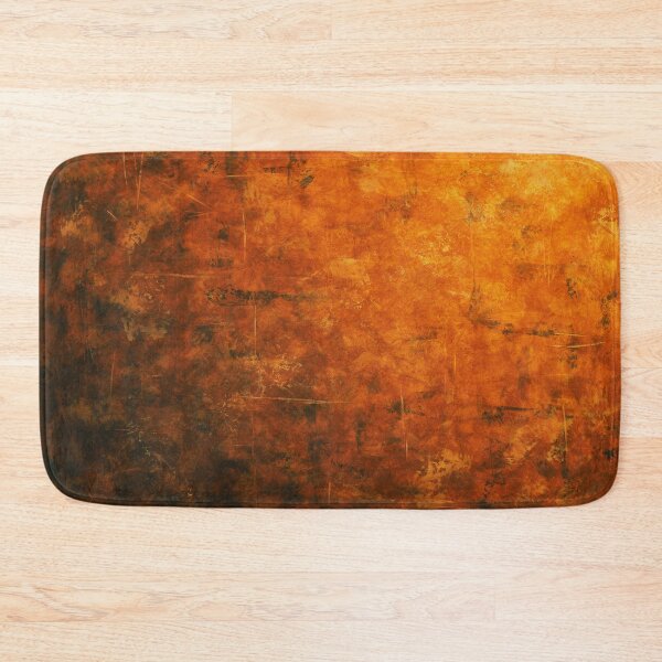 Item preview, Orange Rust Distressed Grunge Texture designed and sold by Mindful Wall Art Studio.