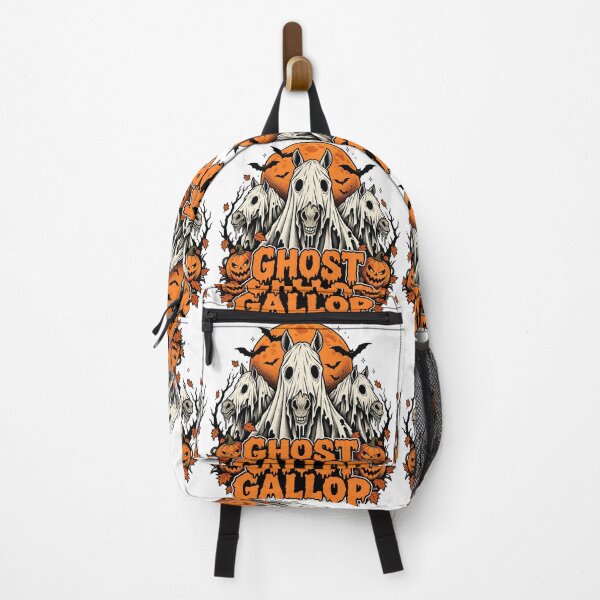Item preview, Ghost Gallop Haunted Horses Halloween Pumpkin designed and sold by DesignArtist.ia.