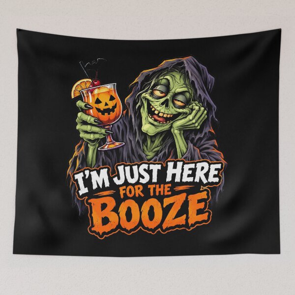 Item preview, I’m Just Here For The Booze designed and sold by VelvetRoom.