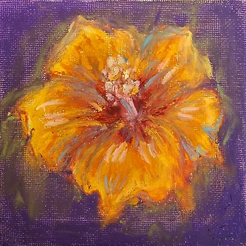 Artwork thumbnail, Magic orange flower by Risunkite
