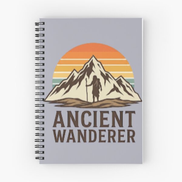 Item preview, Ancient Wanderer Vintage Mountain Retro  designed and sold by Shopyshivangi.