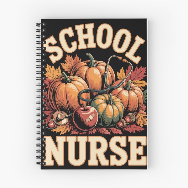 Item preview, School Nurse Fall Season – Autumn Pumpkins Apple Bandage Art designed and sold by jkrphoto.
