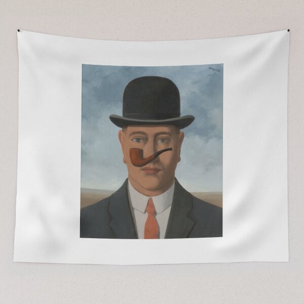 Item preview, René Magritte art - René Magritte artist - René Magritte abstract art - René Magritte Belgian surrealism - René Magritte contemporary art designed and sold by Rohyadalim.