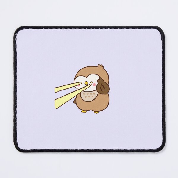 Item preview, Owl Shooting Beams From Its Eyes designed and sold by Chunu Doodles.