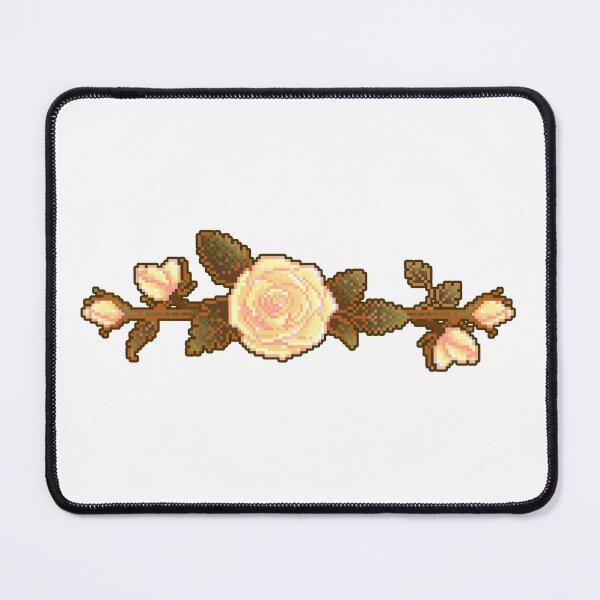 Item preview, Pixel Yellow Rose Sticker designed and sold by EveKrystall.