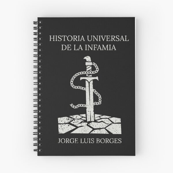 Item preview, Jorge Luis Borges Shirt - A Universal History of Infamy Minimalist Graphic Tee designed and sold by FULLER FACTORY.