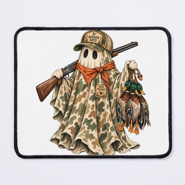 Item preview, Duck Hunting Ghost Marsh Days Camo Halloween designed and sold by DesignArtist.ia.