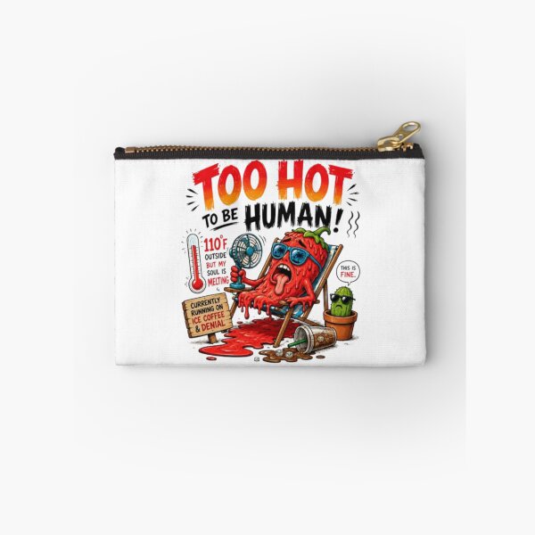 Item preview, Too Hot To Be Human Melting Pepper Design designed and sold by rocknrollstyles.