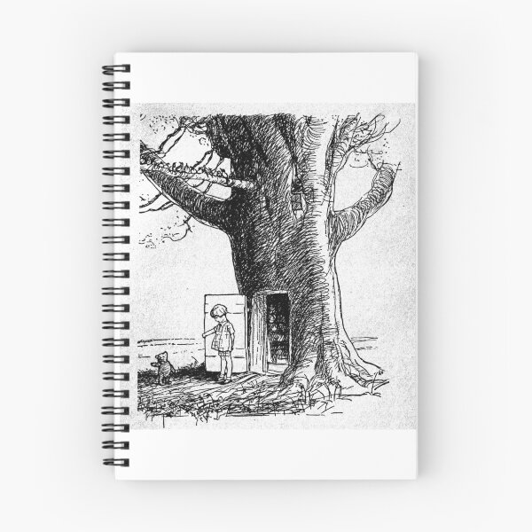 Item preview, Winnie the Pooh & Christopher Robin at a tree, 1926 designed and sold by rogerstrawberry.