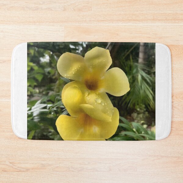 Item preview, Bright Yellow Allamanda Cathartica Flower Morning Dew designed and sold by Luxxe87.