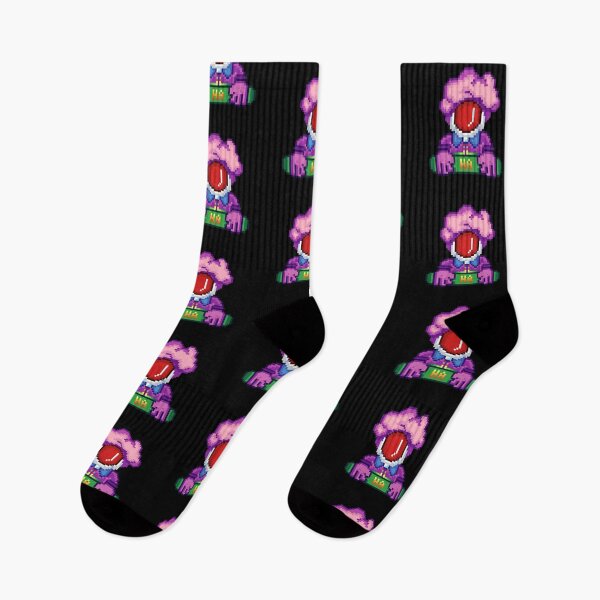 Item preview, Psychedelic Clown Pixel Art designed and sold by RetroRlx.